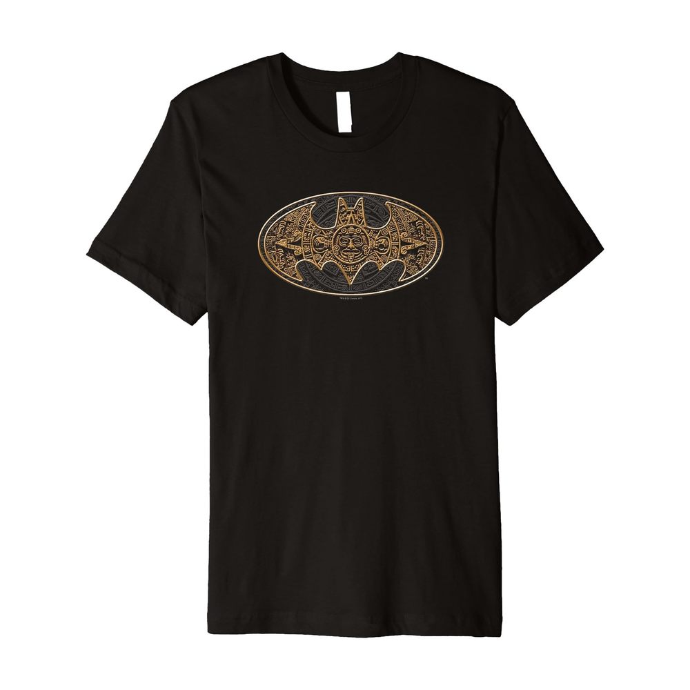 Batman Aztec Bat Logo Premium T-Shirt